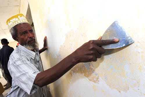 School renovation, Dikhil, Djibouti, April 2011