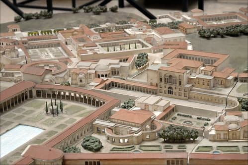 Maquette de la Villa d'Hadrien (Rome)