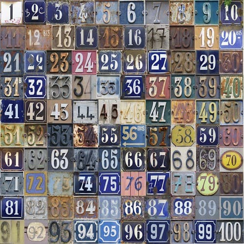 Numbers of France.