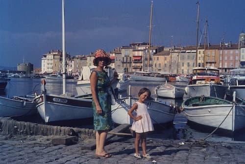1964 Saint-Tropez, France. Maria & Odile Huhardeaux
