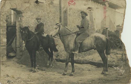Maroc 1913 , mon grand-père, Etienne, à 14 ans