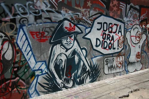 Street art in Yogyakarta