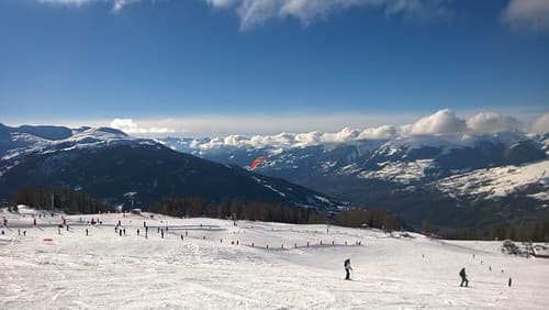 Paragliding Above Vallandry