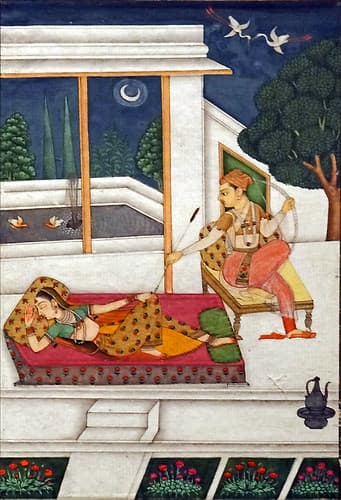 Ragamala Vibhasa Ragini (musée d'art asiatique de Dahlem, Berlin)