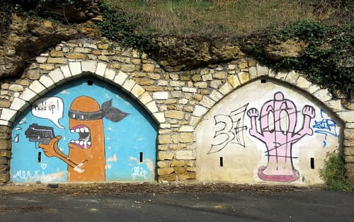 Afterthought: Graffiti, Chinon, France