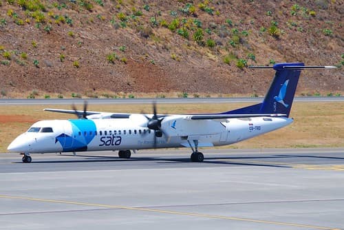 SATA Air Acores DHC-8-402Q Dash 8; CS-TRD@FNC;12.07.2011/607bw