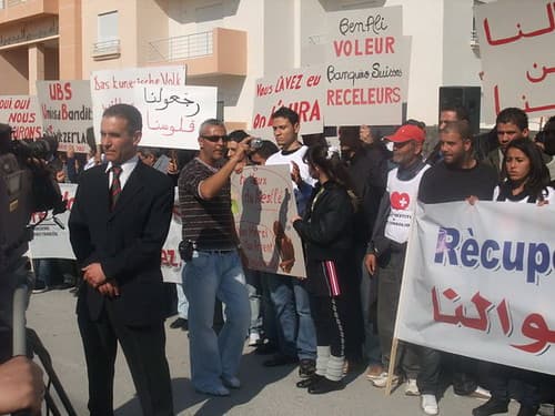 20110714 Tunisians will recover stolen funds, NGO chief vows | رئيس إحدى المنظمات غير الحكومية يتعهد باستعادة تونس الأموال المسروقة | Le président d'une ONG affirme que les Tunisiens récupéreront les fonds volés