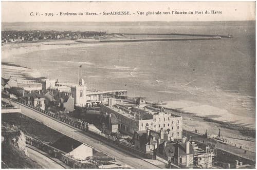 Postcard: Environs du Havre - Ste-Adresse