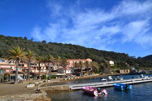 desert island in winter