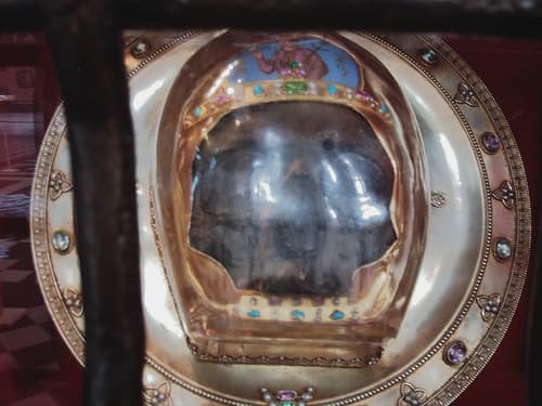 Part of the head of John the Baptist: Cathédrale Notre-Dame d'Amiens