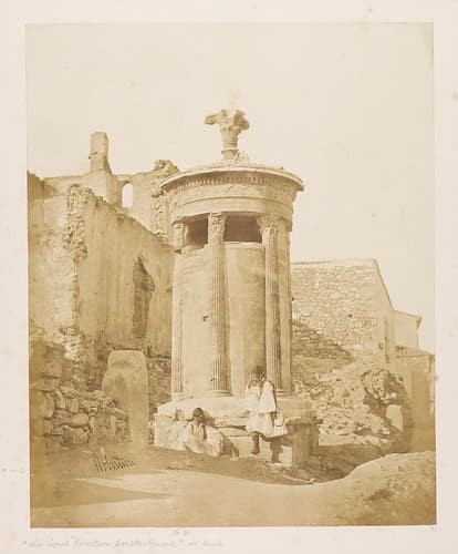 Το Μνημείο του Λυσικράτη, μεταξύ 1853 και 1857