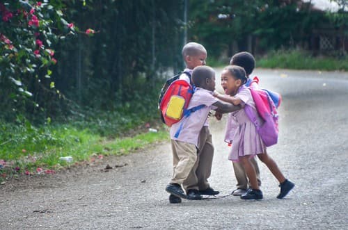 Fighting after school. Seen in Jamaica