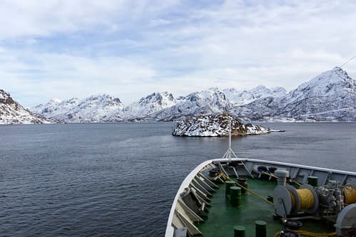 Entre les îles Vesterålen et Lofoten