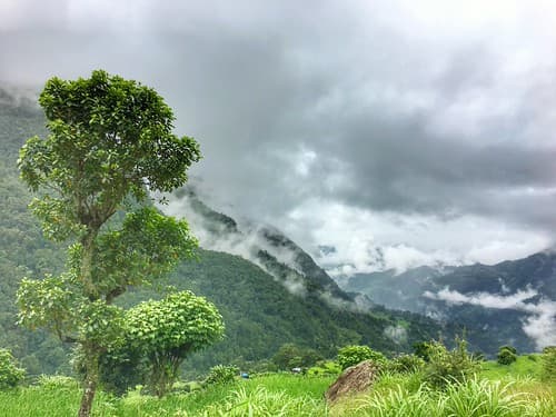Ghandruk foggy morning, Nepal