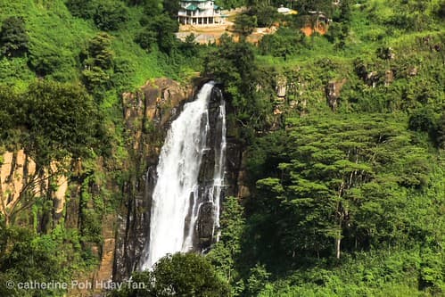 Waterfall, Kandy, Sri Lanka