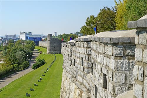 La forteresse Hwaseong (Suwon, Corée du sud)