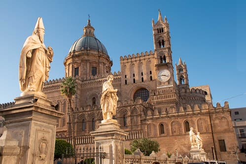 Cathedral of Palermo on the Italian island of Sicily