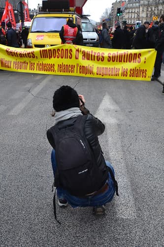 Manifestation du 20 février 2020 contre la "réforme" des retraites
