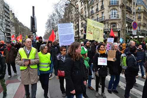 Manifestation du 20 février 2020 contre la "réforme" des retraites