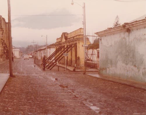 Antigua Guatemala - Propped up facade