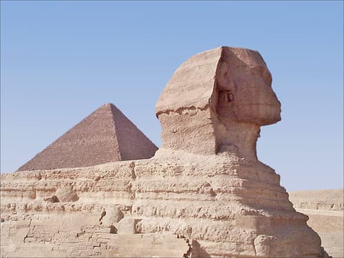Le Sphinx de Giza (Le Caire, Égypte)