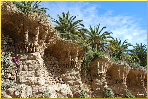 🇪🇸 🇪🇺 Parque Güell (Barcelona, Cataluña, España, 23-3-2014) ⭐