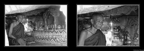 Au pied du Mont Popa- Bagan- Myanmar ex Birmanie- Burma