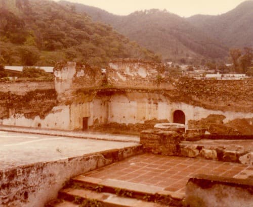 Antigua Guatemala 1979 View from La Merced