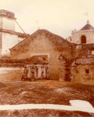 Antigua Guatemala 1979 View from La Merced