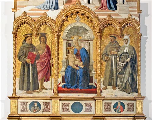 Polyptique de Saint Antoine de Piero della Francesca (Perugia, Italie)
