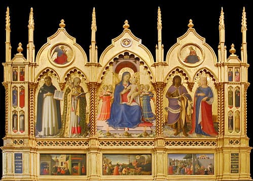 Le Polyptique Guidalotti de Fra Angelico (Perugia, Italie)
