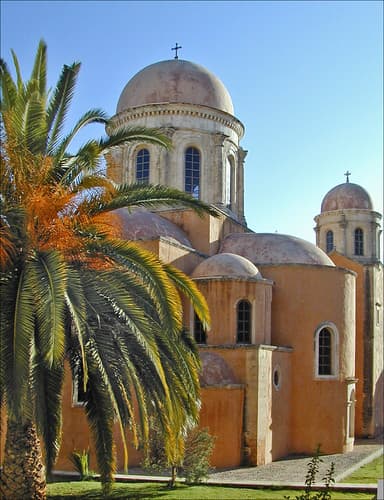 Le monastère d'Agia Triada (Crète, Grèce)
