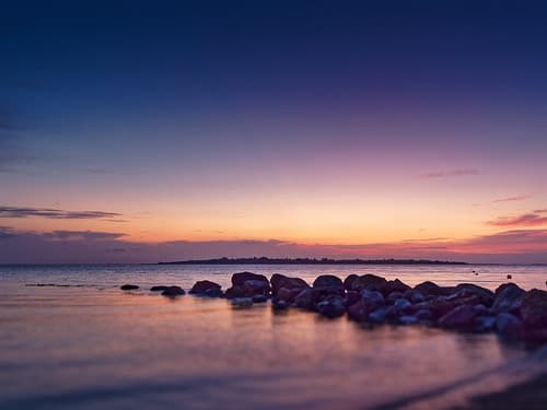 Sonnenaufgang über der Ostsee