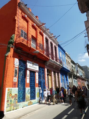 Old Havana Colorful Buildings