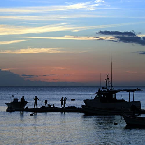 Saint-Pierre au crépuscule