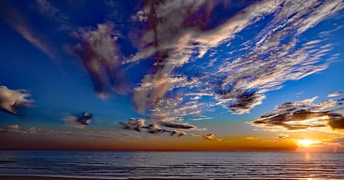 A cloudless sky is like a flowerless garden