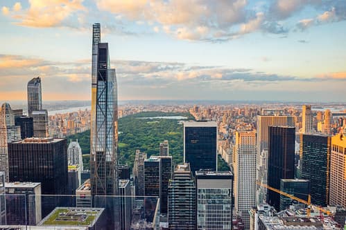 Sunset at the Top of the Rock (north side)