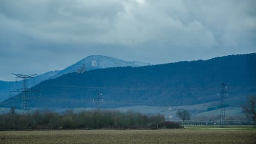 Vue sur le château de l'Ortenbourg