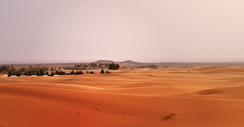 Dans les dunes de Merzouga