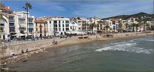 🇪🇸 🇪🇺 Playa de Sitges (Cataluña, España, 11-3-2023) ⭐⭐