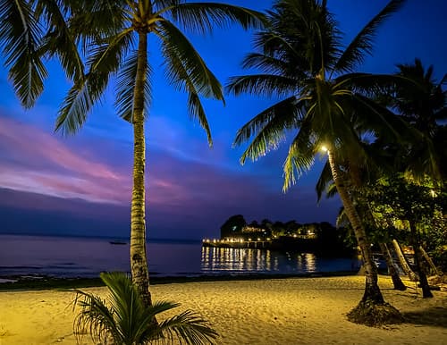 Nighttime Bliss at Punta Bunga Cove, Boracay