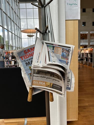 Bibliothèque de Malmö, Suède