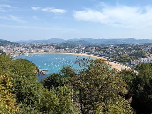 VUE DEPUIS LE MONT IGUELDO