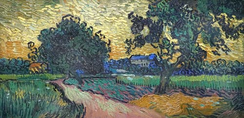 "Paysage au crépuscule" de Vincent Van Gogh (Musée d'Orsay, Paris)