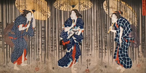 "Averse en plein été" d'Utagawa Kuniyoshi (musée Cernuschi, Paris)