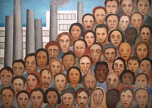 "Ouvriers" de Tarsila do Amaral (Musée du Luxembourg, Paris)