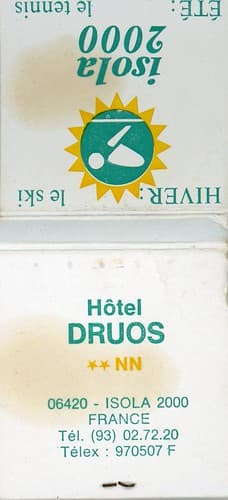 Hotel Druos, Isola 2000 2001