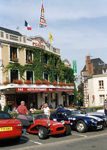 The Hotel de France in La Chartre sur le Loir at the 2002 Le Mans