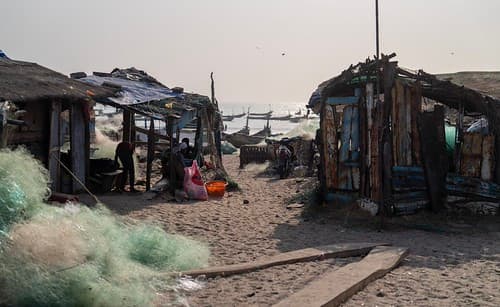 Fishing culture at Cap Skirring, Senegal