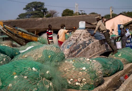 Fishing culture at Cap Skirring, Senegal
